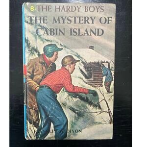 The Hardy Boys- Franklin W. Dixon The Mystery of Cabin Island- 8908 1966